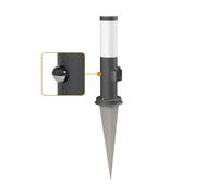 Pilona PORU Sensor con piqueta de suelo para exterior 38cm antracita 1xE27