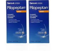 Pilopeptan Man Champú Anticaída Hombre 250ml | Fortalece y Reduce la Caída | Con Ginseng, Trébol Rojo, Queratina y Pantenol | Uso Frecuente Sin Sulfatos (Paquete de 2)