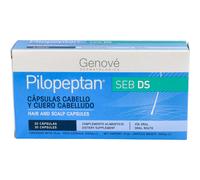 Pilopeptan Cápsulas | Anticaída Capilar | Cabello Graso | Hombre y Mujer | Estimula el Crecimiento del Pelo Graso y Frena la Caída Regulando la Producción de Sebo | 30 Comprimidos