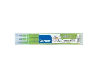 Pilot 006608V - Cartucho de tinta para bolígrafos, Pack de 3 unidades, Verde (Lime Green)
