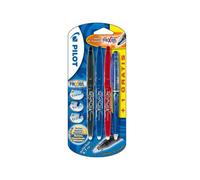 Pilot 2260123B4 FriXion - Juego de bolígrafos, incluye 3 FriXion Ball y 1 FriXion Point