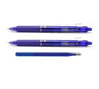 Pilot 2260BM2I - Lote de 2 bolígrafos Frixion y 1 recambio Frixion, color azul azul Clicker 07