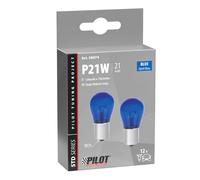 Pilot 2x Bombilla P21W 21W 12V Azul Alógena Faro 1 Filamento