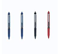 Pilot - 4 Rollers Pilot V-7 Retráctil Hi-Tecpoint (2 Azules,1 Negro y 1 Rojo)