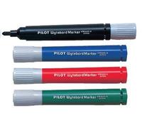 PILOT-4 Rotuladores pizarra Wyteboard Marker (WBMR_M), Negro,azul,rojo y verde