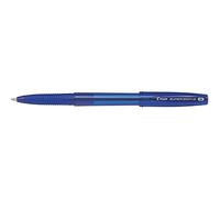 Pilot Lote de 6 bolígrafos SUPER GRIP G con tapa de punta media azul