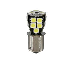 PILOT 57876 24/32 V LED Series - 18 SMD x 1 Chip - (P21W) - BA15s - 1 unidad - D/Blíster - Blanco - Doble polaridad - Resistencia incorporada