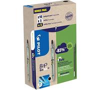PILOT 94296 Bonuspack 10 bolígrafos + 10 Refill B2P, Ecoball Punta, 1,0 mm, negro, 32