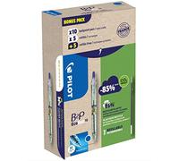 Pilot 94297 Bonuspack 10 bolígrafos y 10 recambios B2P Ecoball, azul, punta 1.0 mm