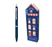 PILOT - Acro 1000 - Bolígrafo Premium - Estuche de Navidad - Azul Oscuro | Idea de Regalo para Regalar - Tinta Ultra Suave, Fluidez Inigualable - Recargable y Retráctil - Tinta Negra - Punta Media 1mm