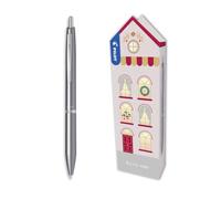 PILOT - Acro 1000 - Bolígrafo Premium - Estuche de Navidad - Plata | Idea de Regalo para Regalar - Tinta Ultra Suave, Fluidez Inigualable - Recargable y Retráctil - Tinta Negra - Punta Media 1mm
