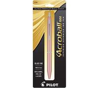 Pilot Acroball 1000 Ultra Premium Bolígrafo de punta de bola rosa, tinta negra, fina, 0,7 mm, (13662)