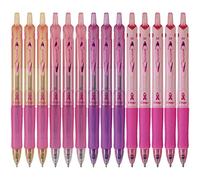 Pilot Acroball 14688 - Bolígrafos de tinta avanzada recargables y retráctiles, punta fina, colores surtidos, 14 unidades