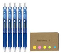 Pilot Acroball- Bolígrafo retráctil de bola individual, juego con notas adhesivas.