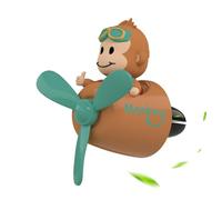 Pilot - Ambientador de aire para coche, clip de ventilación | Ambientadores de ventilación de hélice piloto animal, decoración de perfume de coche con 2 tabletas de aromaterapia, accesorios para coche