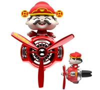 Pilot Ambientador de coche - Difusor de perfume de vehículo, clip decorativo de riqueza de dios, perfume de ventilación, accesorio de salida de embalaje | para SUV camión voy