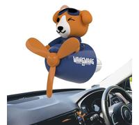 Pilot - Ambientador para coche, 2 tabletas de aromaterapia | Bonita decoración interior de piloto de animales, accesorios de coche para perro