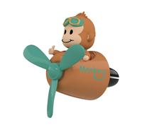 Pilot - Ambientador para coche, difusor de de coche de piloto lindo para ventilación de aire, decoración de perfume de coche con 2 tabletas de aromaterapia, accesorios para coche