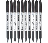 Pilot Begreen - Lote de 12 rotuladores para CD-DVD (punta media, tinta color negro)
