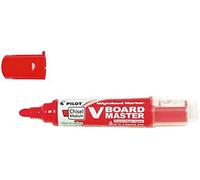 Pilot Begreen - Marcador Reciclado V Junta Maestro Pizarra Cincel 2.2 a 5.2 mm Sugerencia - Rojo, Caja de 10