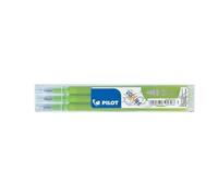 Pilot 006608V - Cartucho de tinta para bolígrafos, Pack de 3 unidades, Verde (Lime Green)