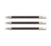 Pilot BLS-G-TEC C4-3 - Lote de 3 minas de recarga para bolígrafo de gel G-TEC-C4, tinta de color negro