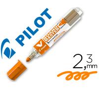 Rotulador Pilot V Board Master Para Pizarra Blanca Naranja Tinta Liquida Trazo 2,3Mm