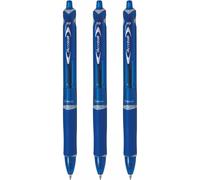 Pilot - lote de 3 bolígrafos (acroball begreen punta media azul
