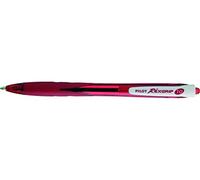 Pilot - Bolígrafo Begreen Reciclado Rexgrip retráctil 1,0 mm Tip (Caja de 10) - Rojo