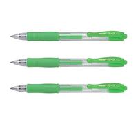 Pilot - Bolígrafo de gel G2 07 (3 unidades), color verde