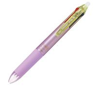 Pilot Bolígrafo Frixion Ball 4, 0.38 mm ultrafino, 4 colores (negro, rojo, azul y verde), cuerpo morado de gradación (PLKFB80UF-GRPU)