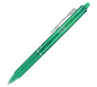 Pilot - Frixion Ball Clicker - Bolígrafo borrable - Roller Tinta De Gel - Verde - Punto Medio - (Caja 12 unidades)