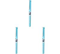 PILOT -Bolígrafo V5 con tinta líquida, punta de 0,5 mm (bolígrafo individual), cama individual negra, azul claro (Paquete de 3)