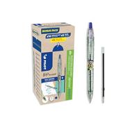 Pilot 94297 Bonuspack 10 bolígrafos y 10 recambios B2P Ecoball, azul, punta 1.0 mm