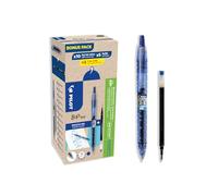 Pilot Bolígrafos Greenpack B2P Eco Gel WLT556206 – 0,7 mm Azul, 10 bolígrafos + 10 recambios