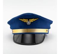 Pilot Captain Hat - Yacht Sailor Hat | Capitán De La Marina Cap | Festival Carnival Role Play Cosplay | Sombreros De Aerolínea De Capitán De Marina Adulto Ajustado Para Hombres Para Hombres