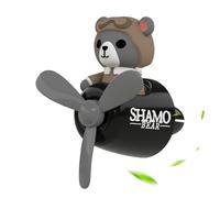 Pilot Car Air Freshener Air Vent Clip - Animal Pilot Propeller Airs Outlet Vent Fresheners, Car Perfume With 2 Aromatherapy Tablets, Cars Accessories
