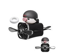 Pilot Car Air Freshener, Rotating Propeller Air Outlet Vent Fresheners, ABS Auto Aromatherapy Outlet Clip Diffuser for Cars, RVs, and SUVs, 3.15x2.44x1.97 Inches