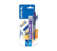Pilot - Estuche de 3 bolígrafos roller (tinta de gel, termosensibles, punta mediana), color morado