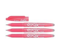 Pilot Frixion Ball 07 - Bolígrafo de punta media (3 unidades), color rosa