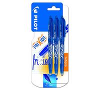 Pilot - Frixion Ball - Bolígrafo borrable, 3 unidades, color azul