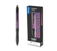 PILOT - FriXion Ball Plus Heralbony - Set de Regalo - Bolígrafo Borrable - Edición Limitada Artística - Diseño Bélgica - Retráctil y Recargable - Tinta Negra - Punta Media