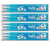 Pilot FriXion Ball rollerball 0.7 recarga (juego de 12, azul claro)