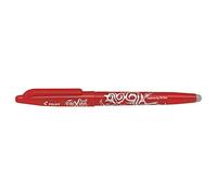 PILOT [1 + 2] Frixion Roller Ball Pen, 1 bolígrafo + 2 juegos x 3 recambios reemplazables, 0,7 mm, colores a elegir, azul, negro y rojo (rojo)