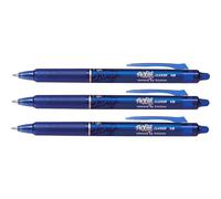 PILOT Frixion Clicker 1.0 - Juego de 3 unidades, color azul
