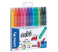Pilot Frixion Colors Erasable Fibre Tip Colouring Pen - Assorted, Pack of 12 Ass