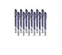 PILOT FriXion Fineliner - Rotuladores de fieltro (punta de 1,3 mm, borrable, 12 unidades), color negro
