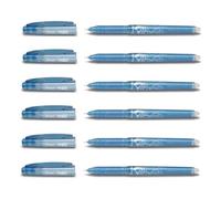 Pilot FriXion Point 0,5 - Lote de 6 bolígrafos (borrables, color turquesa