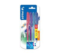 Pilot Frixion Point - Paquete de 4 bolígrafos de tinta gel con trazo fino, multicolor