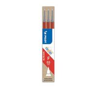 Pilot FriXion Point - Recambio para bolígrafos y plumas (Paquete de 3), rojo